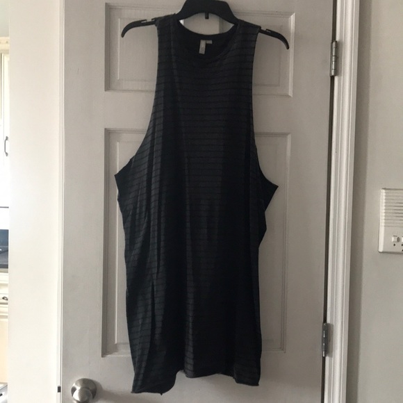 Asos Striped Racer Back Tank Dress - Picture 1 of 6